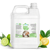 Quiclean™ Organic Dishwash Liquid - 5 Litres | Natural Utensil Cleaner | Removes Tough Oil & Grease Stains | Herbal Formula | Plant-Based Ingredients | Baby Safe