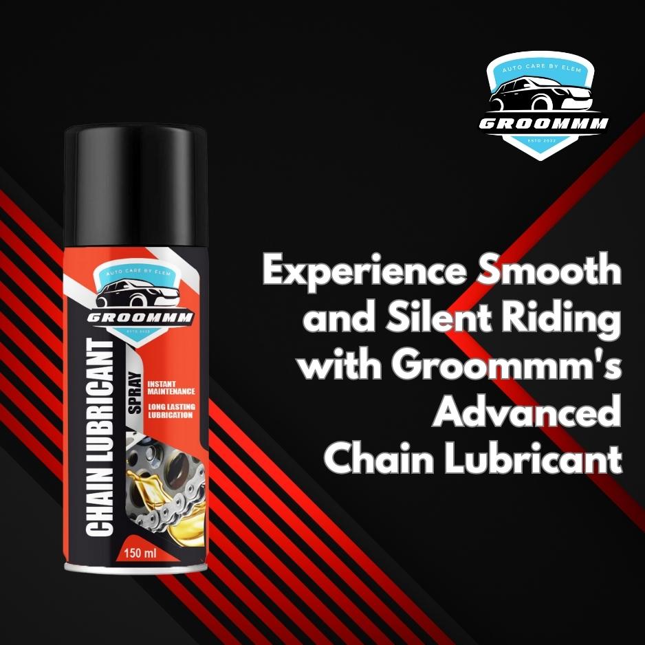 GROOMMM™ Bike Chain Cleaner & Lubricant Spray Combo - 150ml