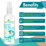 Free Quiclean™ Kitchen Surface Disinfectant Spray for Germ-Free Home 100ml | Suitable for Kitchen & Home Appliance