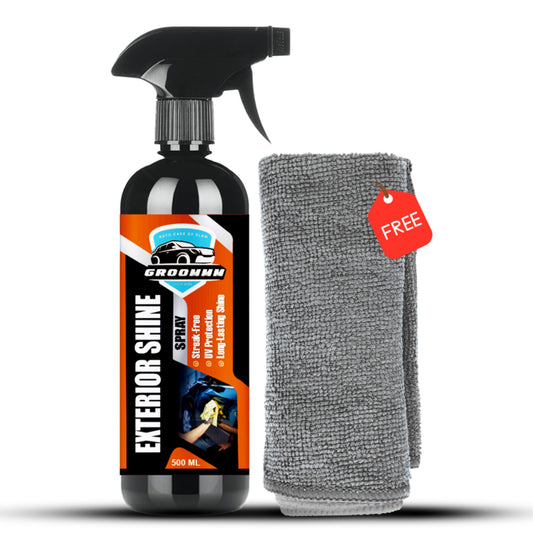 GROOMMM™ Car Exterior Shine Spray: Ultimate Car Body Polish with UV Protection - 500ml