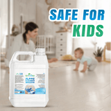 Quiclean™ Natural Floor Cleaner Liquid 5L - Marble & Tile Cleaner | Safe for Kids & Adults | Removes Germs | Made with Natural Ingredients