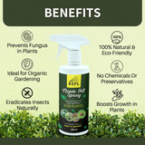 REPL™ Herbal Neem Oil Spray  Natural Insect Repellent for Plants -500 ml