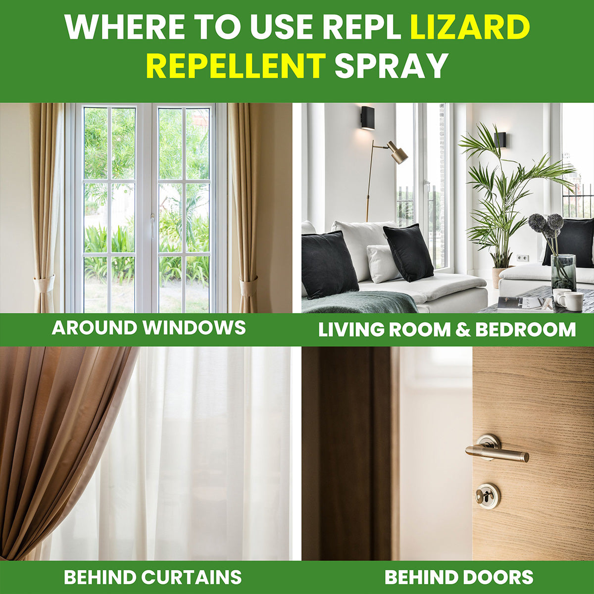 REPL™ Natural Lizard Repellent Spray for Home: Safe for Kids,Pet & Adult -250ml