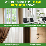 REPL™ Natural Lizard Repellent Spray for Home: Safe for Kids,Pet & Adult -250ml