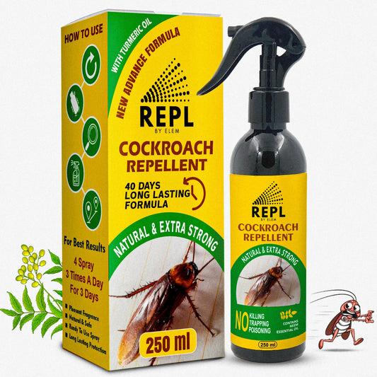REPL™ Herbal Cockroach Repellent Spray 250ml: Effective Solution for Home and Office