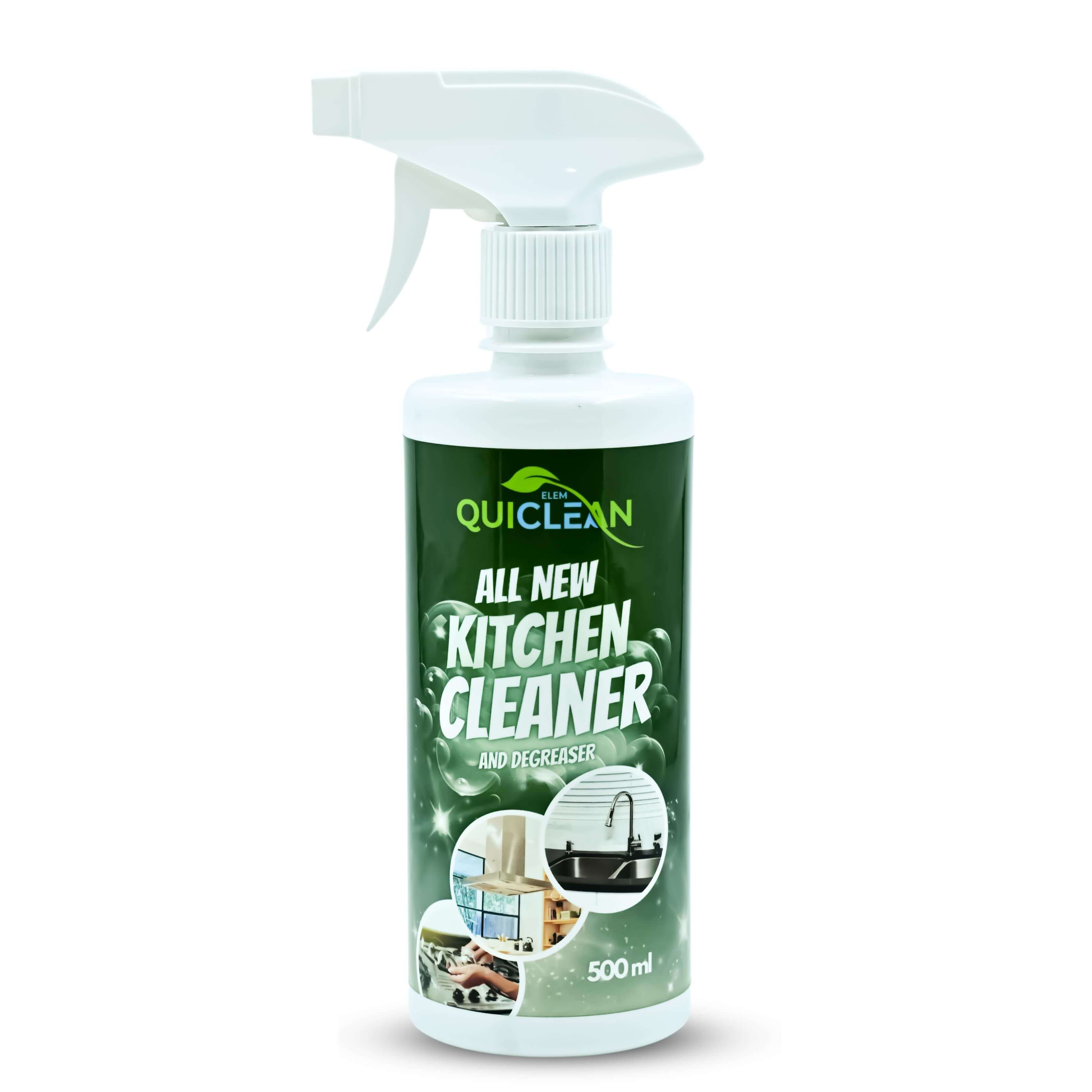 QUICLEAN™ Kitchen Cleaner and Degreaser Spray| 500 ml – The Elem Store
