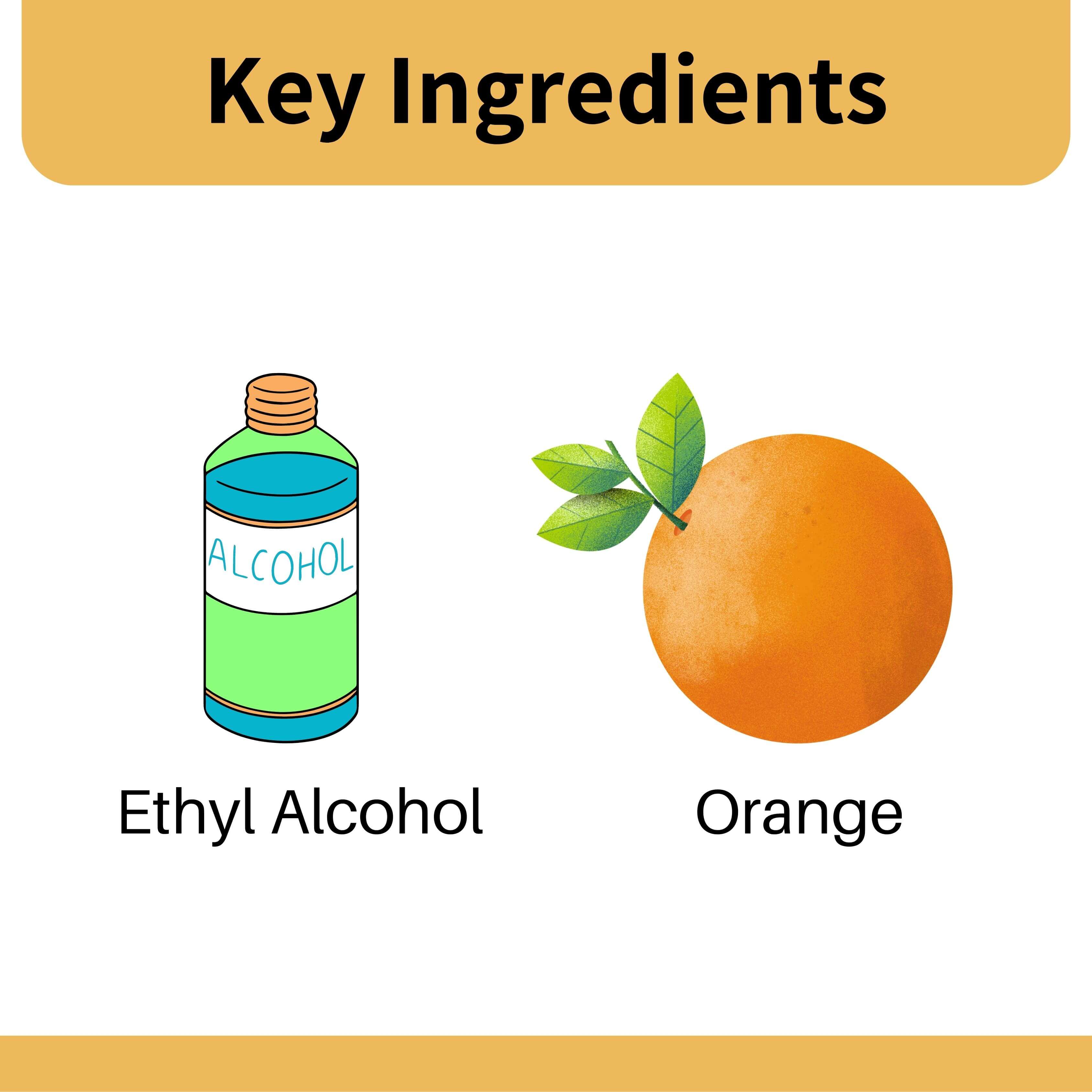 Elem Hand Sanitizer Spray- Orange| 200ml