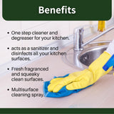 QUICLEAN™ Kitchen Cleaner and Degreaser Spray| 500 ml